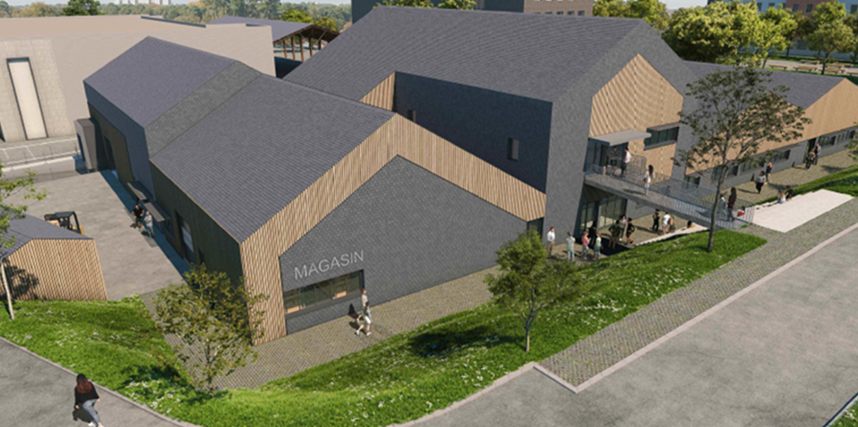 Atelier carrosserie et chaudronnerie du Lycée professionnel Léonard de Vinci