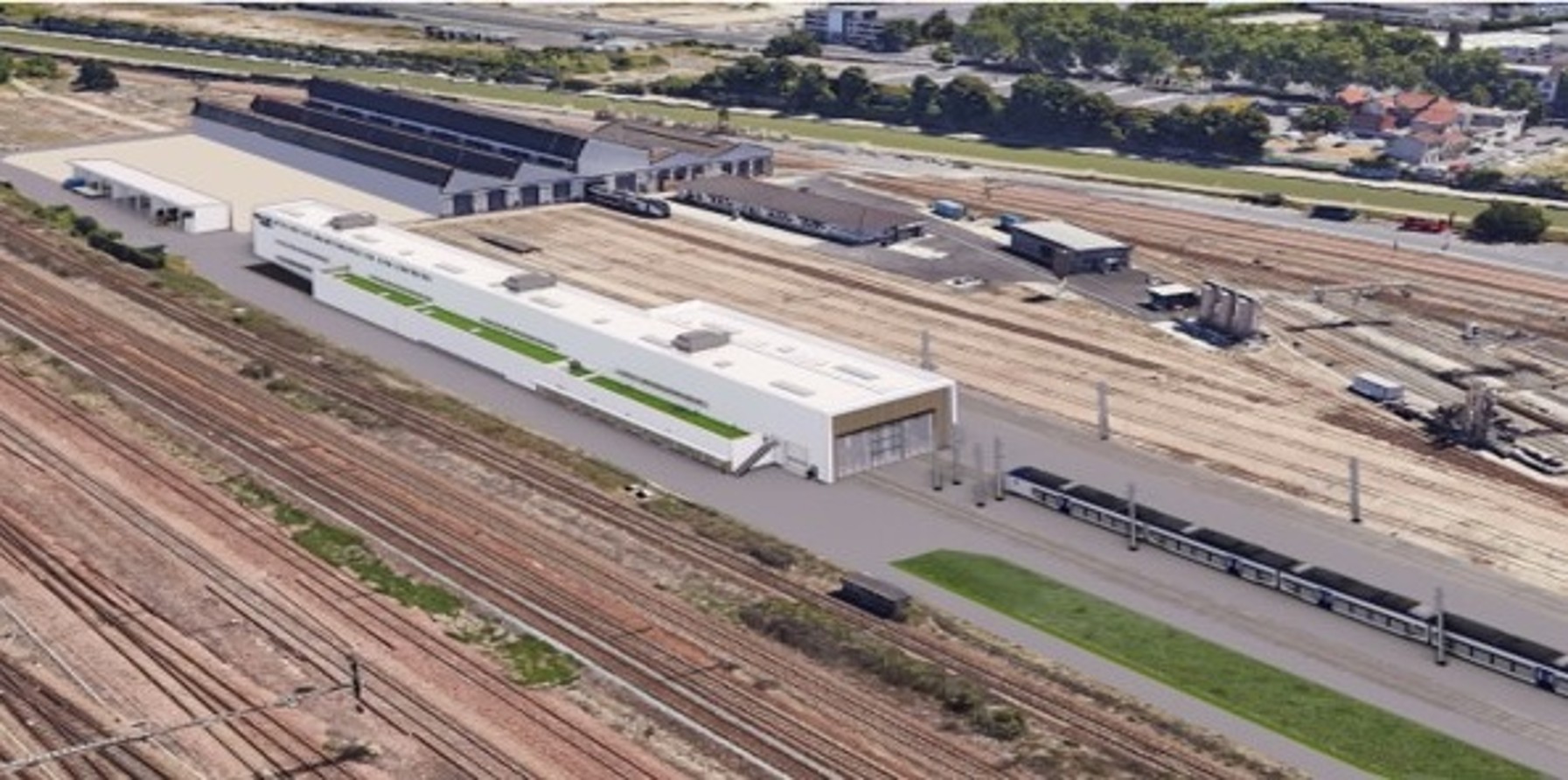 Centre de maintenance des trains express liaison Charles-de-Gaulle / Paris